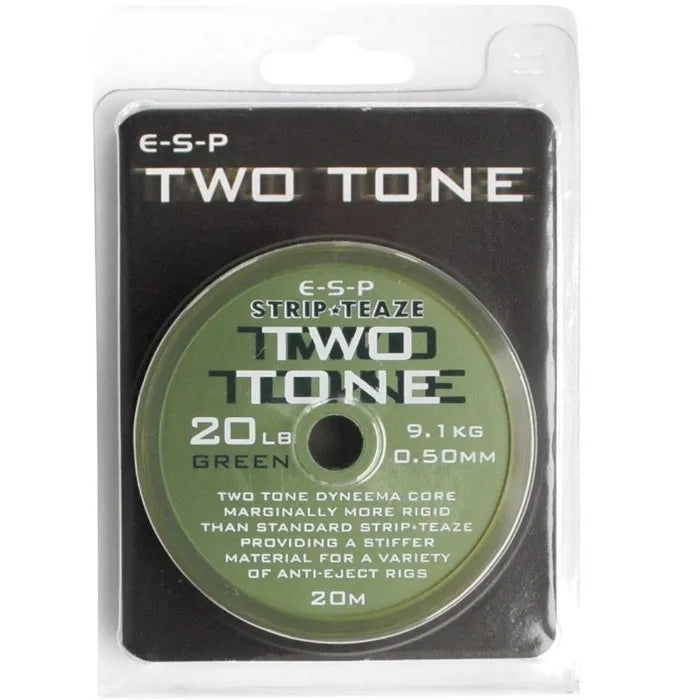 ESP Strip Teaze Two Tone 15lb Green - 20m