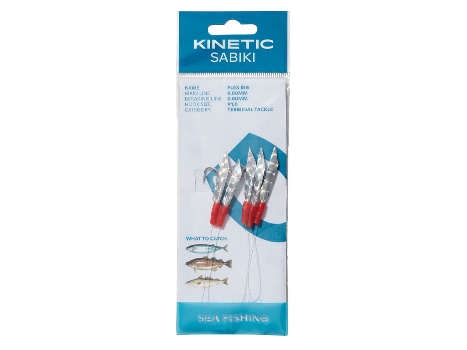 Kinetic Sabiki Holo Flex Mackerel Rig