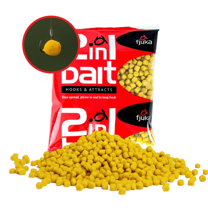 Fjuka 2 in 1 bait 5mm instant action hookbaits Reelfishing