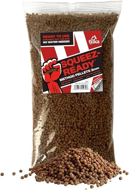 Fjuka Squeez Ready Method Pellets 2mm 500g Ready to use