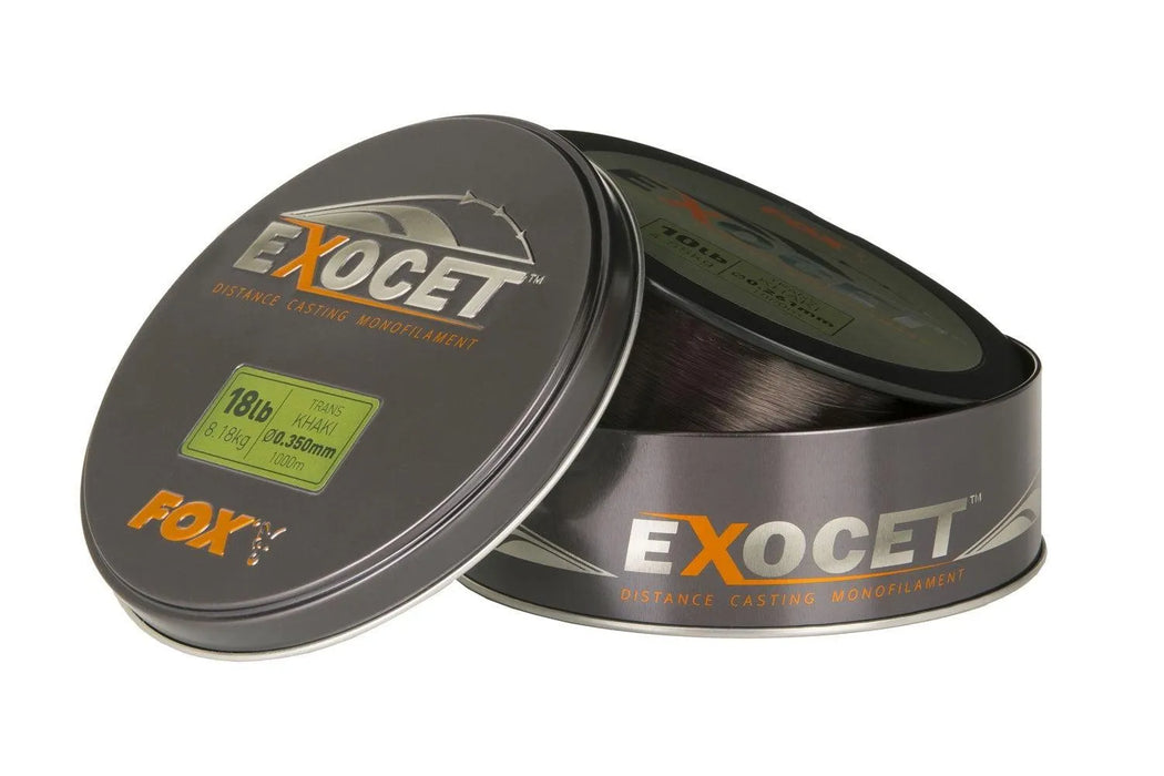 FOX EXOCET DISTANCE CASTING MONO TRANS KHAKI 1000M Reelfishing
