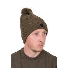 Fox Cable Knit Bobble Hat