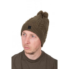 Fox Cable Knit Bobble Hat