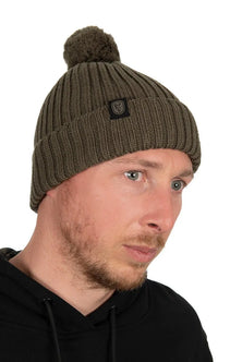 Fox Merino Bobble Hat Olive Reelfishing
