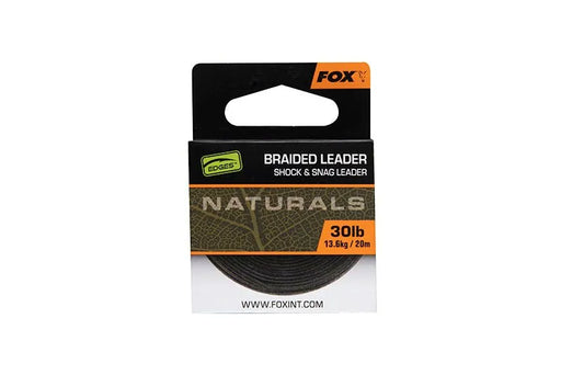 Fox Naturals Braided Leader 20m Reelfishing