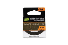 Fox Naturals Super Soft Braid 20m Reelfishing