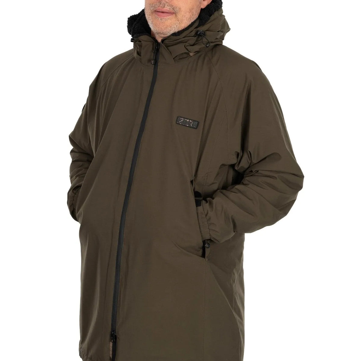 Fox Sherpa-Tec 3/4 Length Jacket Khaki Reelfishing