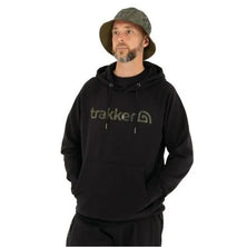 Trakker CR Black Camo Logo Hoody Reelfishing