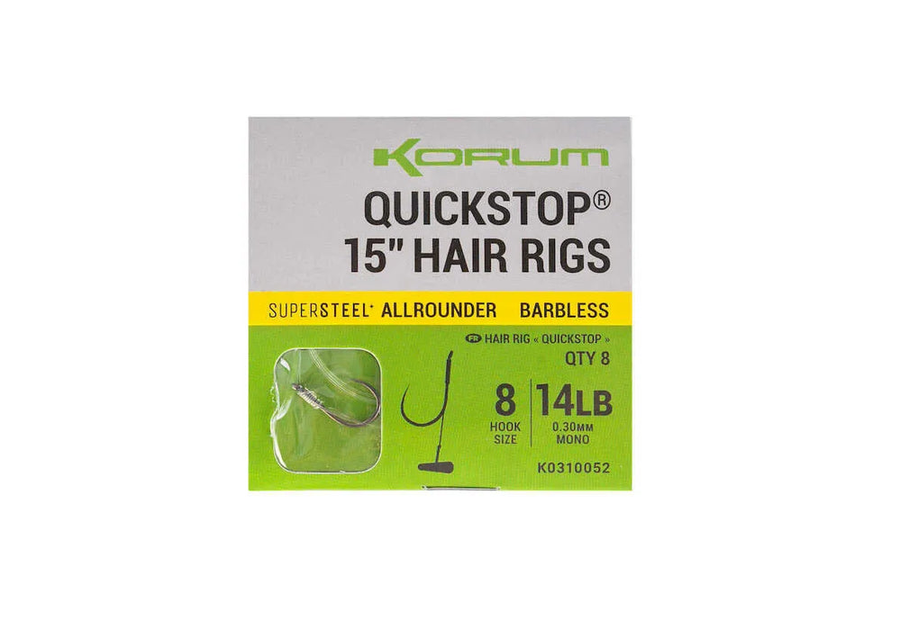 Korum Quickstop 15" hair rigs