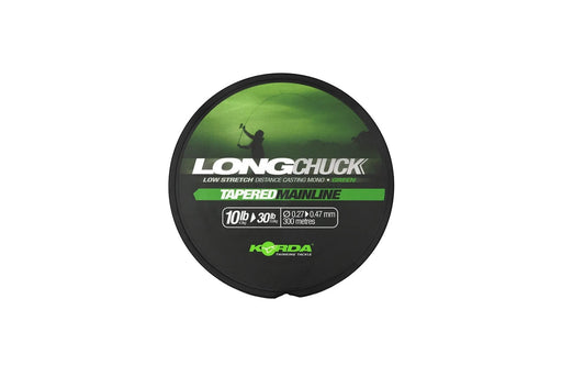 Korda Long Chuck Tapered Mainline 300m Green Reelfishing