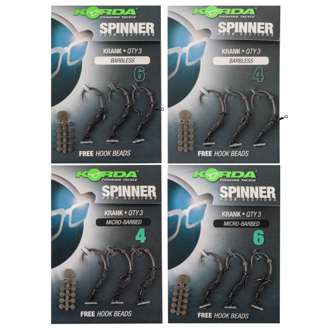 Korda Spinner Krank Hook Sections