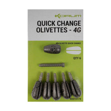 Korum Quick Change Olivettes Reelfishing