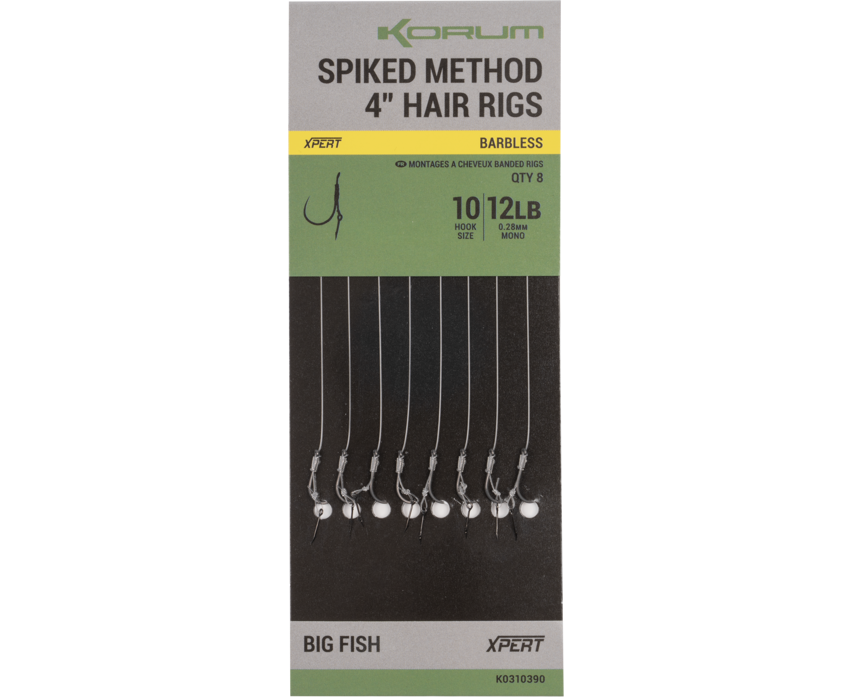 Korum Spiked Method 4" Hair Rigs