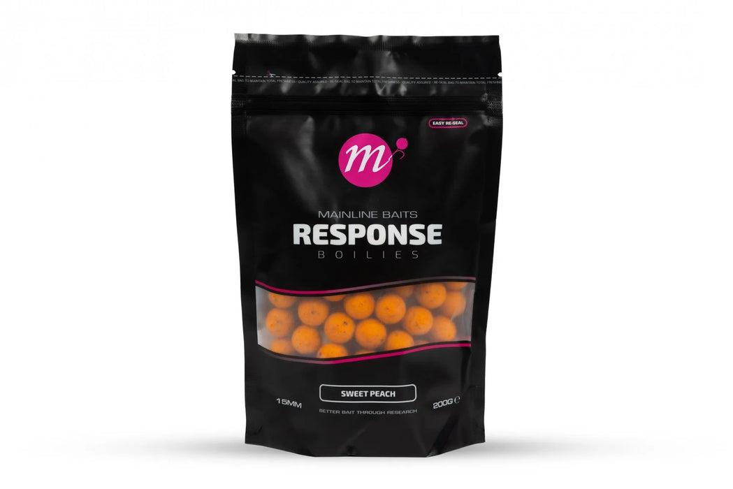 Mainline Baits Response Boilies Sweet Peach