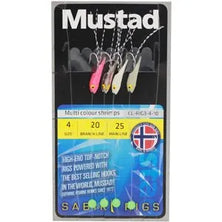 Mustad Multi Colour Shrimp rig size 6 20lb mainline Reelfishing