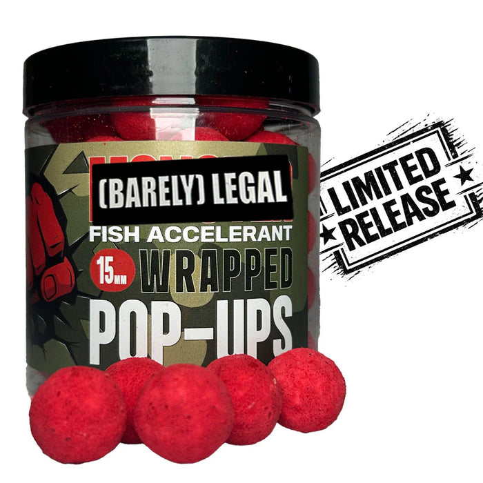 Fjuka (Barely) Legal Fish Accelerant Wrapped Pop Ups 15mm 100g