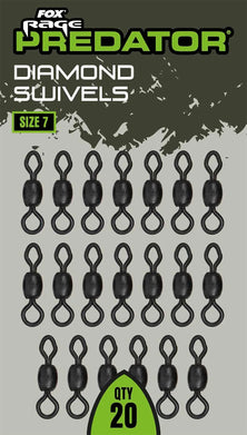 Fox Rage Predator Diamond Swivels Size 7