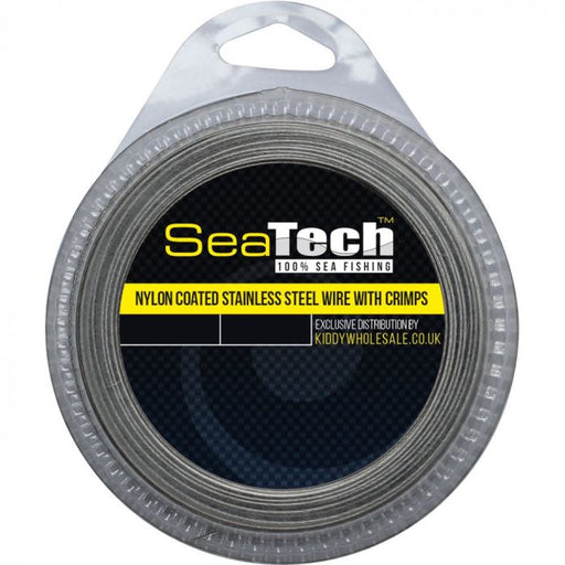 Seatech Nylon coated Stainless Steel trace wire 100m Reelfishing