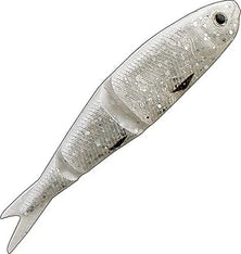 Savage 4Play  swim & jerk 8cm 4g Pearl qty 4 plus jig head Reelfishing