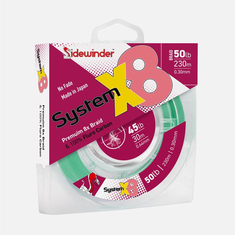Sidewinder Thread Sidewinder System X8 Braid 230m spool | Reelfishing