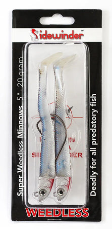 Sidewinder Super Weedless Minnows Reelfishing