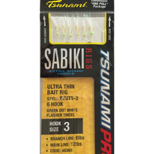 Tsunami Sabiki Ultra Thin Bait Rig Size 3 Reelfishing