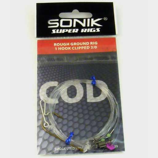 Rough Ground Cod Rig Sonik Rough Ground Rig 1 Hook clipped 3/0 | Reelfishing