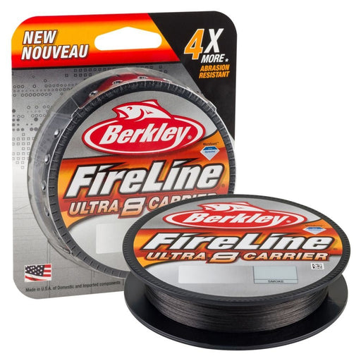 Berkley Fireline Ultra 8 carrier braid colour Smoke Reelfishing