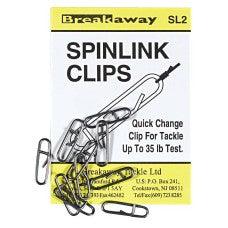 Breakaway Spin Link Clips Reelfishing