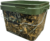 Square Bucket Camouflage 5 litre Reelfishing