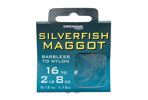 Drennan Silverfish Maggot Hooks To Nylon Reelfishing