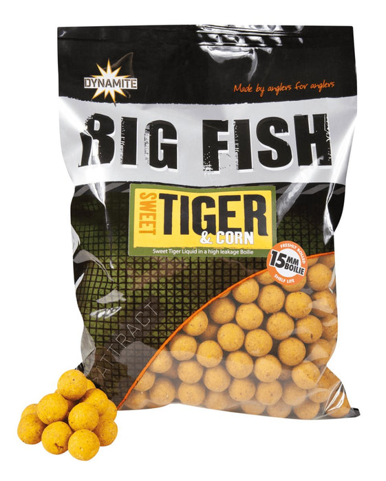 Dynamite Baits Sweet Tiger & Corn boilie 15mm 1kg Reelfishing