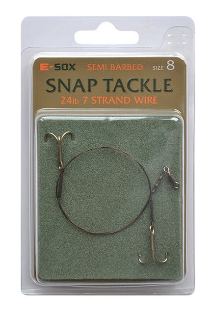 E-Sox Snap Tackle 2 hook pike deadbait trace Reelfishing