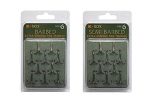 E-Sox trebles semi barbed Reelfishing