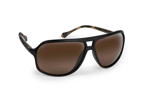 FOX AV8 Black / Camo - Brown Lense Sunglasses Reelfishing