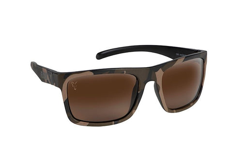 FOX Avius Camo / Black - Brown Lense Sunglasses Reelfishing