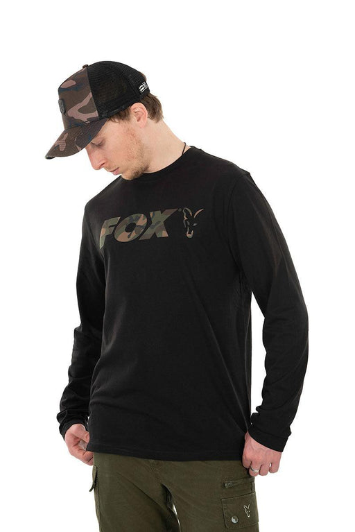 Fox Black Camo Long Sleeve T-Shirt Reelfishing