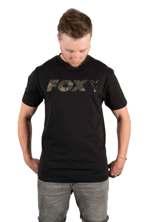 FOX BLACK CAMO PRINT LOGO T-SHIRT Reelfishing
