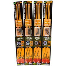 Fox Edges Arma Point Curve Short Rigs Green Size 6 Micro Barbed Reelfishing