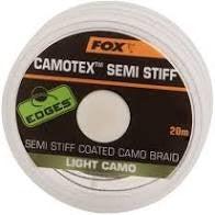 FOX EDGES CAMOTEX SEMI STIFF COATED LIGHT CAMO BRAID 20M 35LB Reelfishing