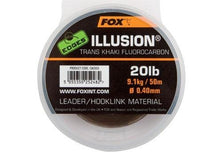 FOX ILLUSION TRANS KHAKI FLUOROCARBON Reelfishing