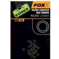 FOX KURO COATED RIG RINGS ROUND SMALL 2.5MM Reelfishing
