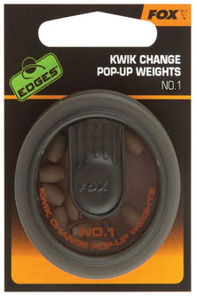Fox Kwik Change Pop-Up Weights No.1 Reelfishing