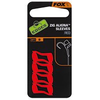 Fox Zig Aligna Sleeves Red Qty 8 Reelfishing
