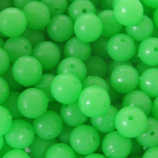 Sakuma Green Beads 5mm qty50 Reelfishing