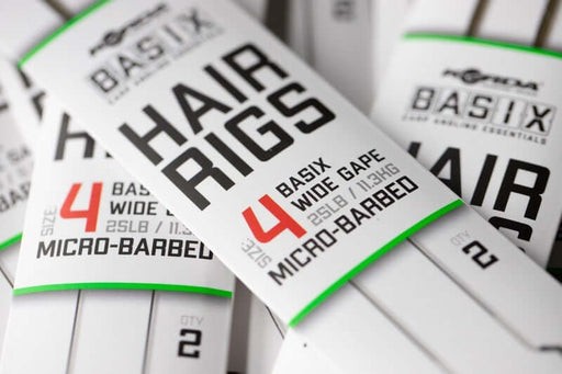 Korda Basix Hair Rigs Micro Barbed pack of 2 Reelfishing