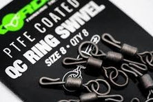KORDA PTFE COATED QC RING SWIVEL SIZE 8 Reelfishing