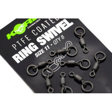 Korda PTFE Coated Ring Swivels Size 8 Qty 8 Reelfishing