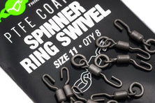 KORDA PTFE COATED SPINNER RING SWIVEL SIZE 11 Reelfishing
