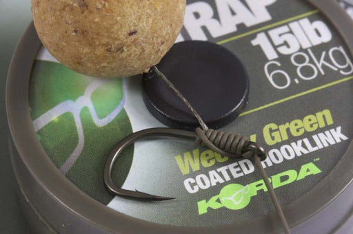 Korda semi-stiff n-trap coated hooklink 15lb 20m Reelfishing
